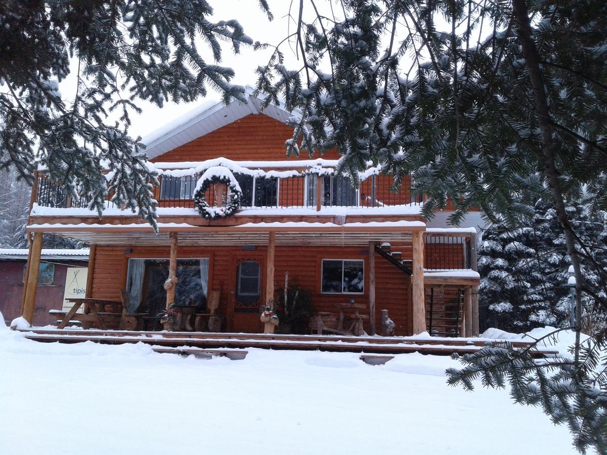 Aux Tipis De La Riviere Sauvage Villa Saint Romain ภายนอก รูปภาพ