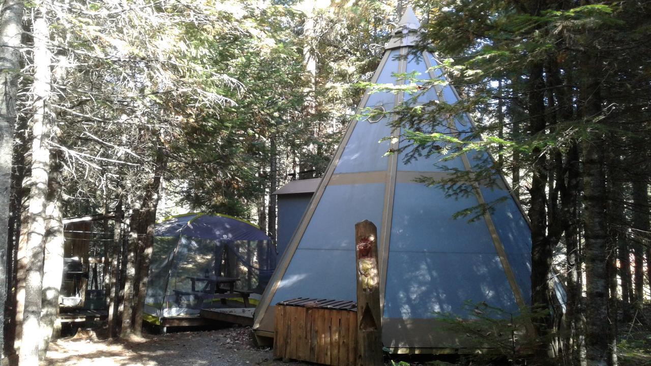 Aux Tipis De La Riviere Sauvage Villa Saint Romain ภายนอก รูปภาพ